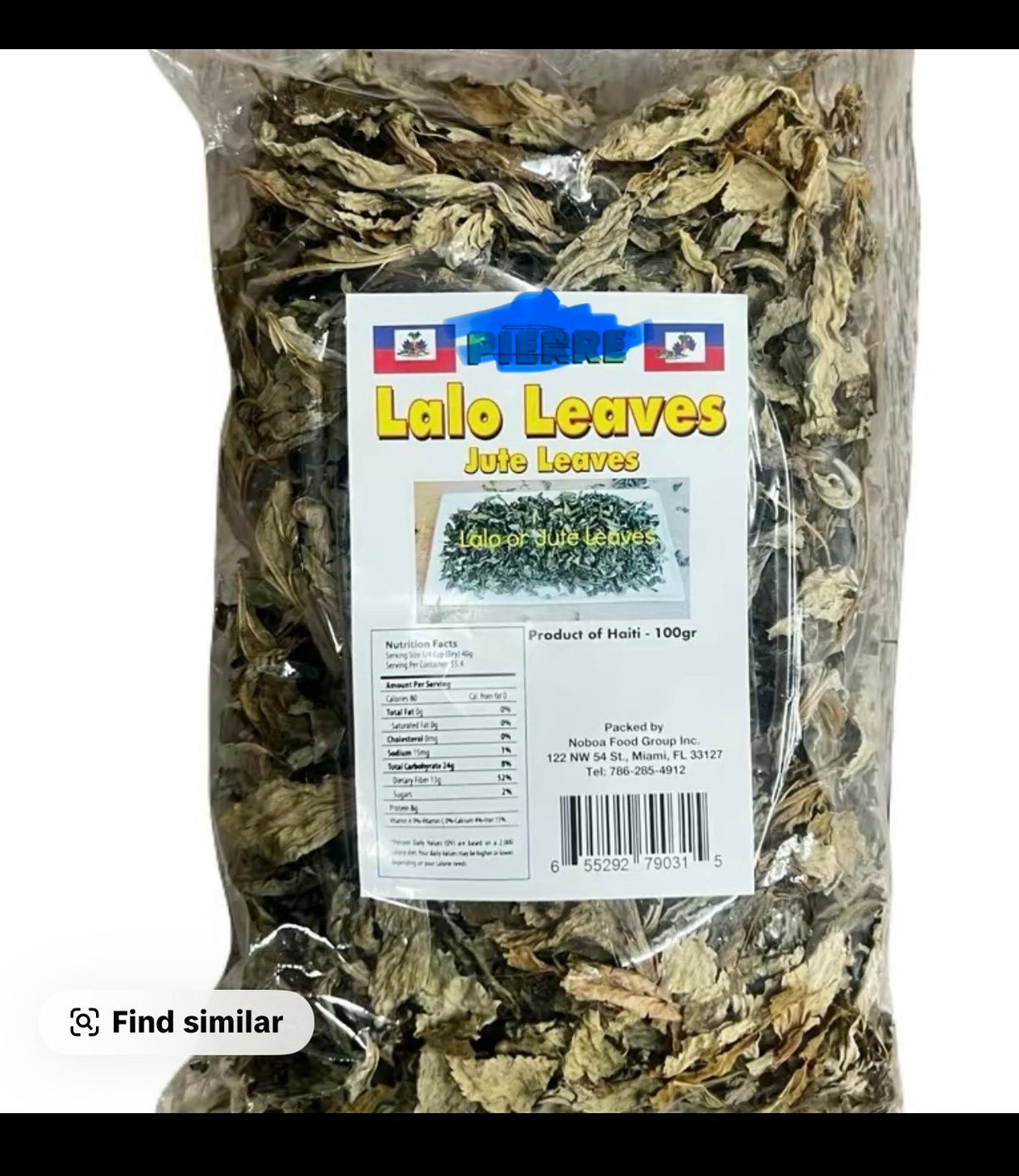 Lalo Leaves (Dried Jute Leaves) – 100g